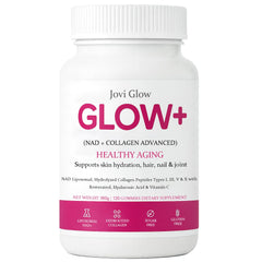 AIFBENK Jovi Glow+ bottle with daily wellness gummies for skin glow and vitality