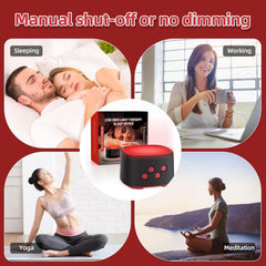 Aimmbiuty bedroom relaxation lamp creates cozy sleep ambience.