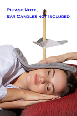 Air Column ergonomic-ear-hole towel ensures easy placement during sessions.