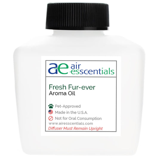 Air Esscentials Fresh Fur-Ever bottle pour for a refreshing aroma