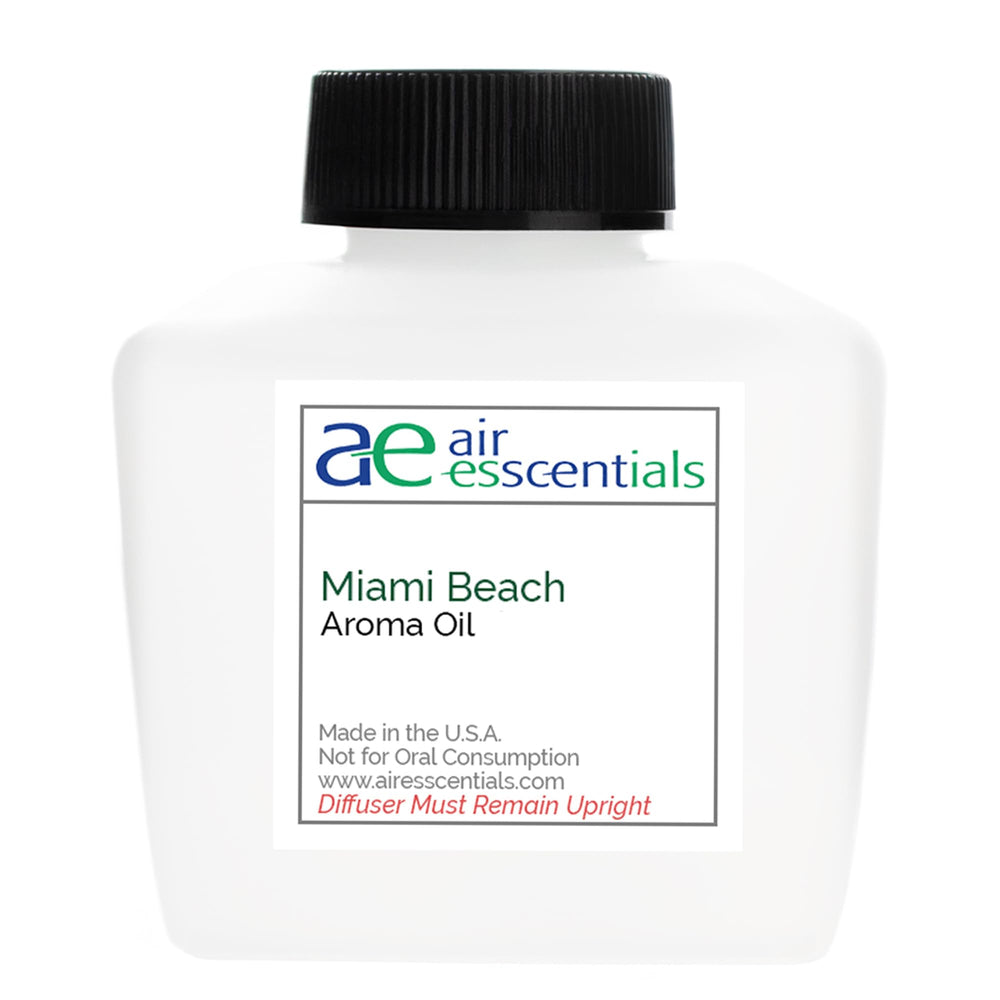 Air Esscentials Miami Beach Aroma Oil bottle pour for a fresh citrus-musk aroma.