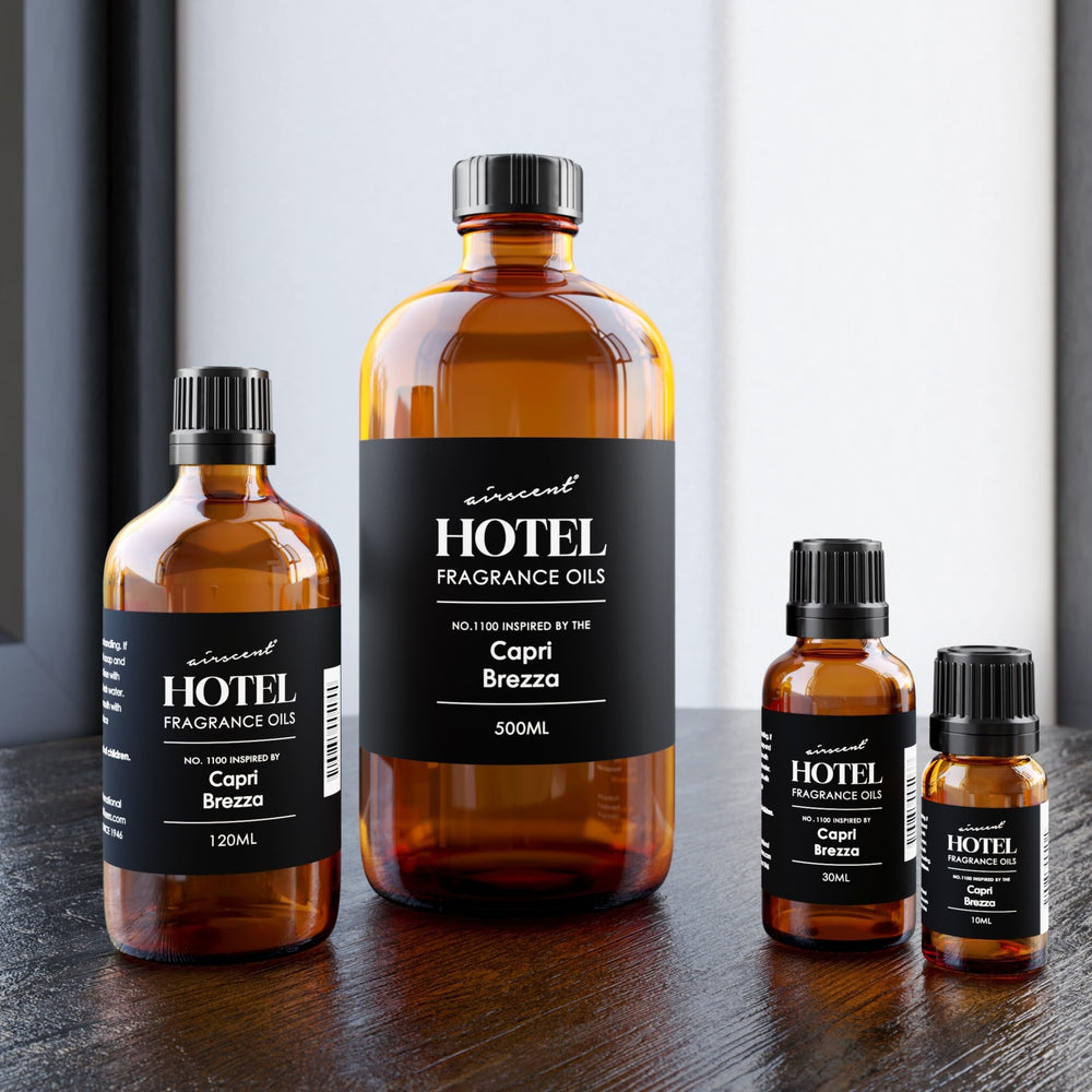 Air-Scent Capri Brezza crafting-application guide reveals candle and soap making ideas.