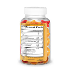 Airborne Immune Essentials orange fruit flavor gummies ready to enjoy.