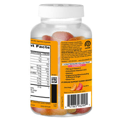 Airborne Vitamin E and Selenium blend gummies highlighting antioxidant support.