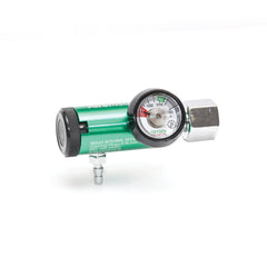 AireMed regulator shows 0–8 LPM with clear gauge for precise monitoring.