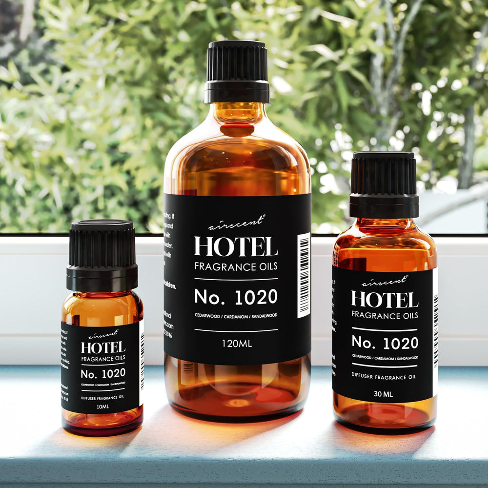 Air-Scent bergamot-cardamom-sandalwood diffuser oil for ultrasonic diffusers.