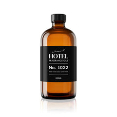 AirScent No.1022 tangelo bottle pour enhances ambient scent for hotel-inspired spaces.