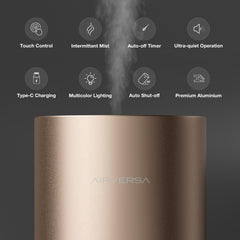 Airversa 100mL glass bottle supports extended fragrance with easy refills.