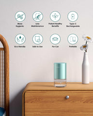 Airversa AN9 cordless design lets you enjoy fragrance anywhere, even in the car.