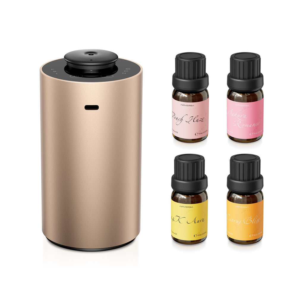 Airversa ANX Titanium Sakura Romance diffuser for calming floral ambiance in living spaces