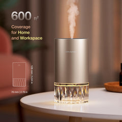 Airversa diffuser provides up to 600 sq ft scent coverage for home or office.