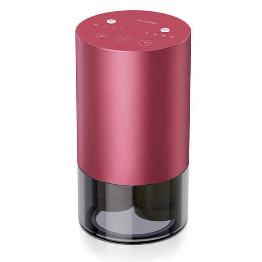 Airversa dual-nozzle diffuser front view with premium metal body for elegant aroma diffusion