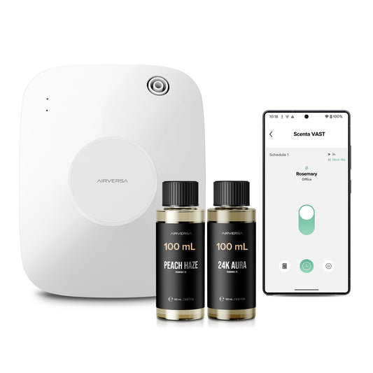 Airversa smart waterless diffuser front view for large rooms