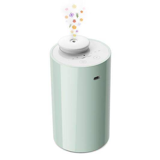 Airversa waterless diffuser compact design emits nano mist for portable use