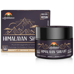 Shilajit resin ready to mix into drinks as part of a simple daily ritual.