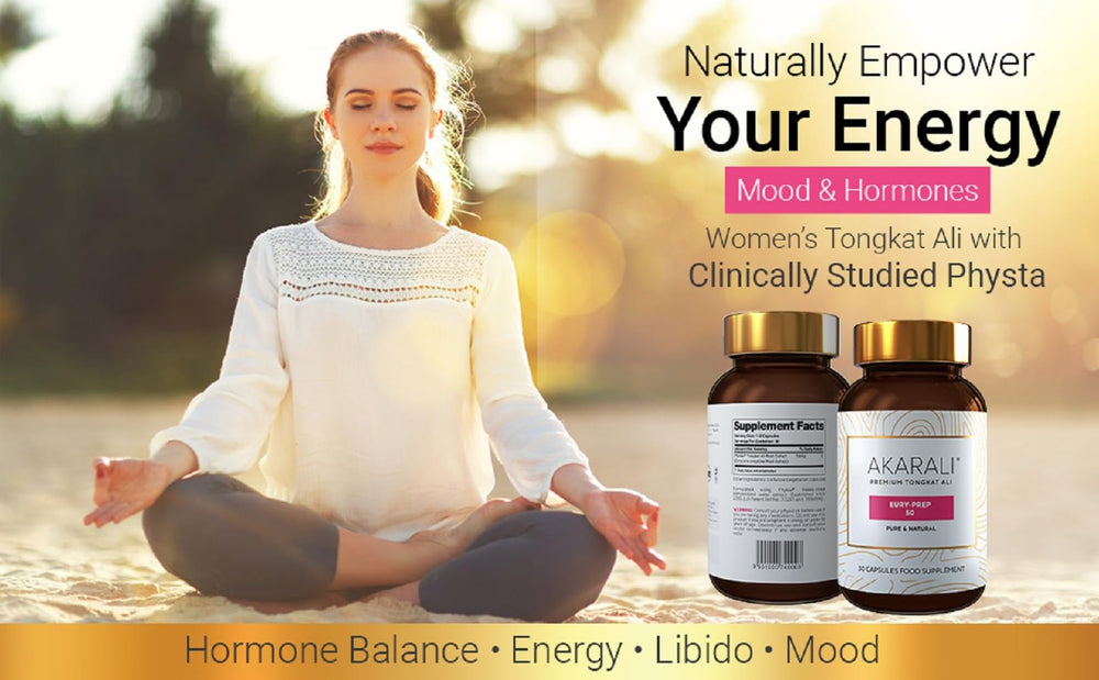 AKARALI Physta hot-water extract bottle emphasizes potency for women