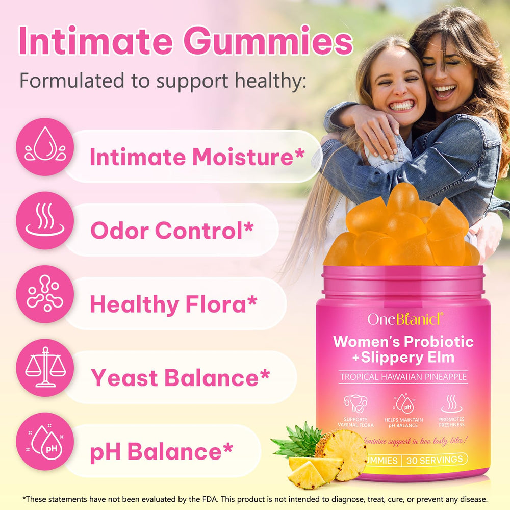 Probiotic gummies may support immune health for women.