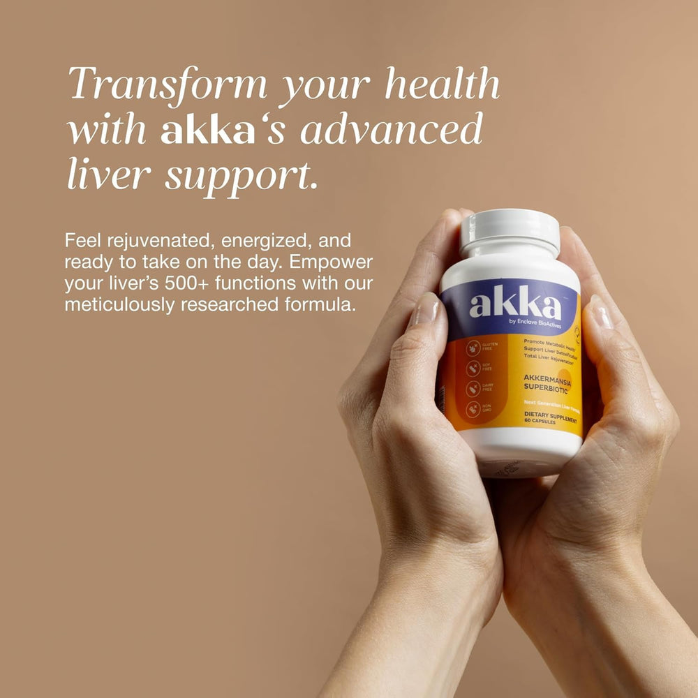 AKKA Liver Detox dosage spoon presents simple at-home dosing for consistent use.