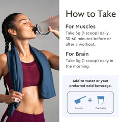 Creatine powder in a glass of water ready to drink