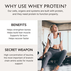 Alaya Naturals vanilla whey shake in glass showing creamy texture.