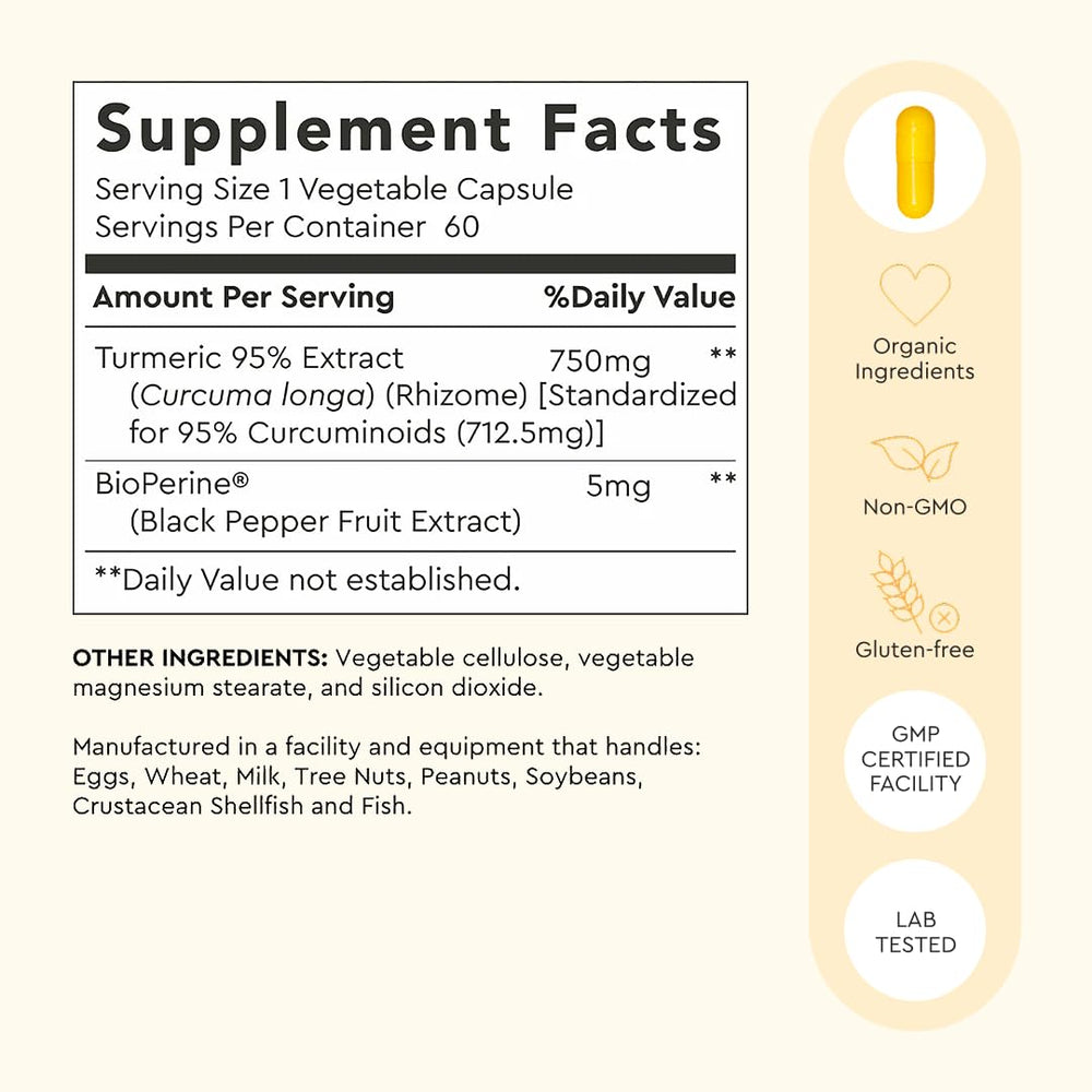 Alaya Naturals turmeric capsules ready for daily on-the-go use.