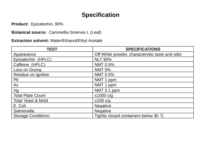 Albochemicals Epicatechin 90% Powder closeup emphasizes quality and purity.