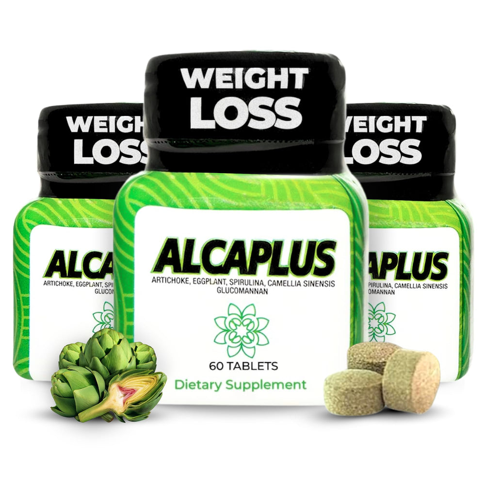 ALCAPLUS bottle featuring artichoke for daily detox support.