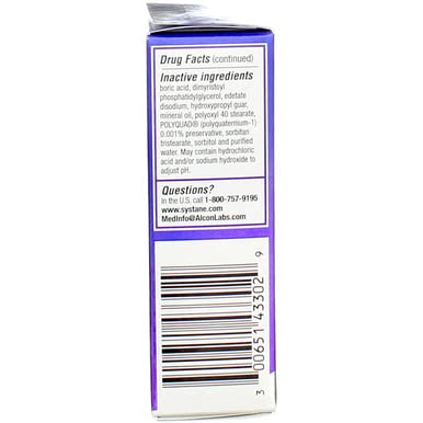 Alcon Systane Balance bottle angled to show compact design