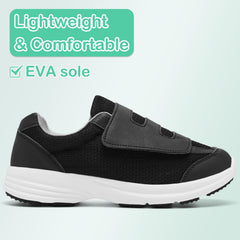 Breathable mesh upper keeps feet cool in Alcubieree diabetic shoes