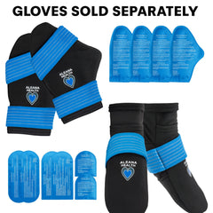 Aleana Health cold therapy socks packaging open for easy access