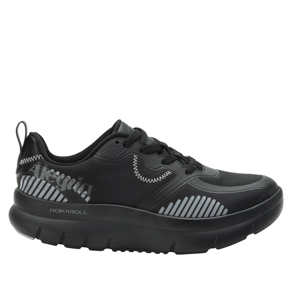 Alegria Solstyce Rok N Roll footbed provides cushioned removable comfort