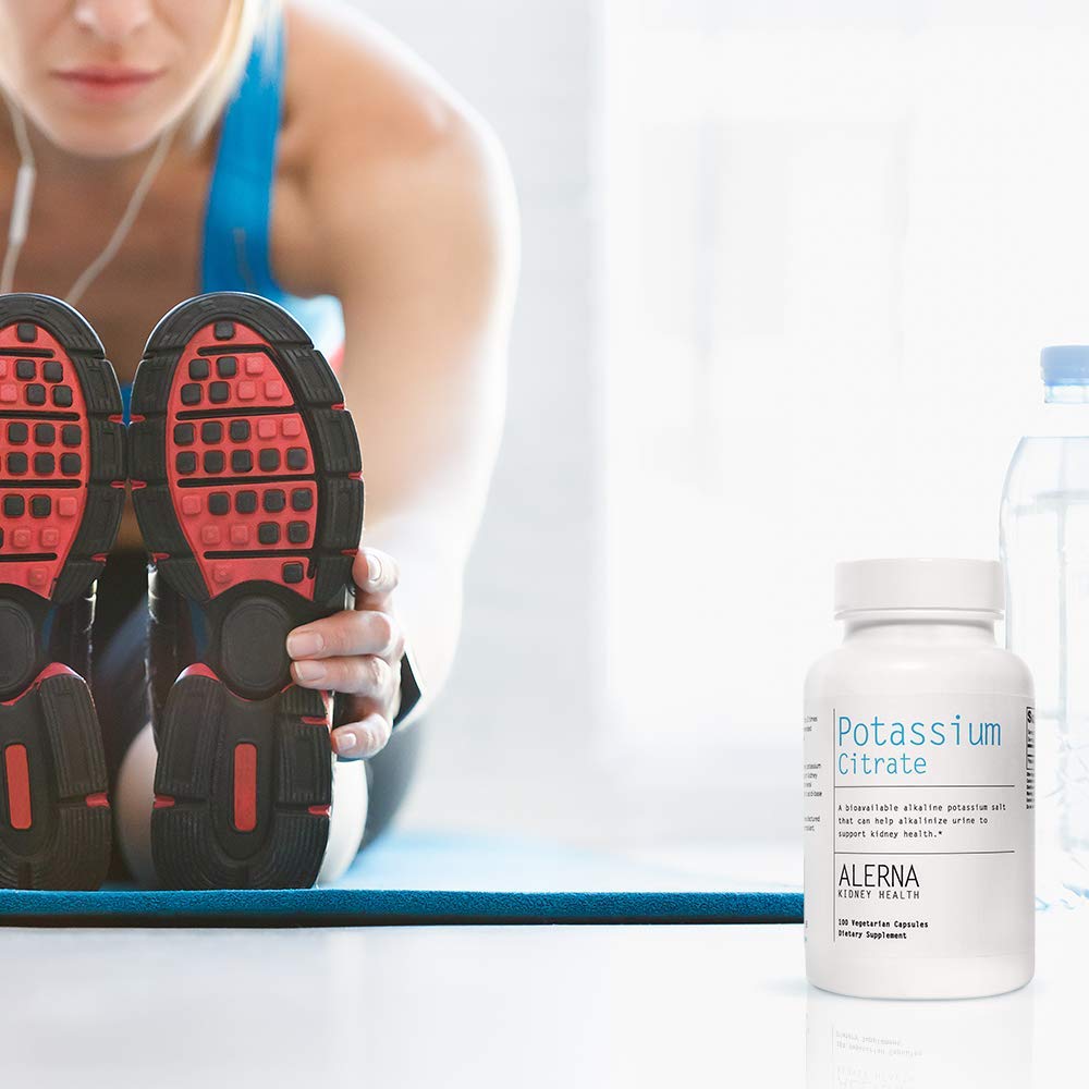 Alerna use scenario illustrates a simple daily routine with potassium citrate for daily balance.