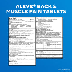Aleve compact tablets easy to swallow for busy days
