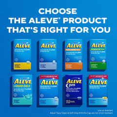 Aleve packaging front view for consumer awareness