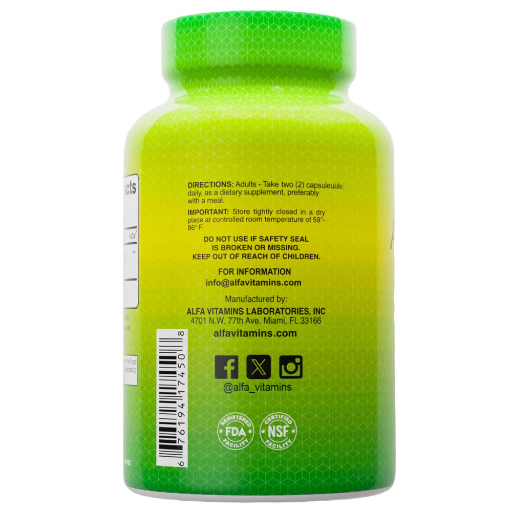 Capsules arranged for daily use, neutral profile and easy swallow