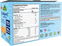 ALFA VITAMINS Collagen C Peptides sachet open shows portable on-the-go nourishment