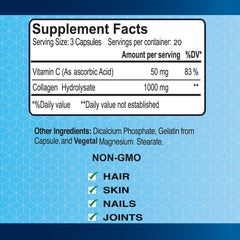 ALFA VITAMINS CollagenC capsules close-up highlighting easy daily use.