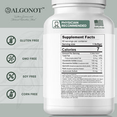 Algonot CystoProtek bottle label showing hyaluronate and flavonoids blend