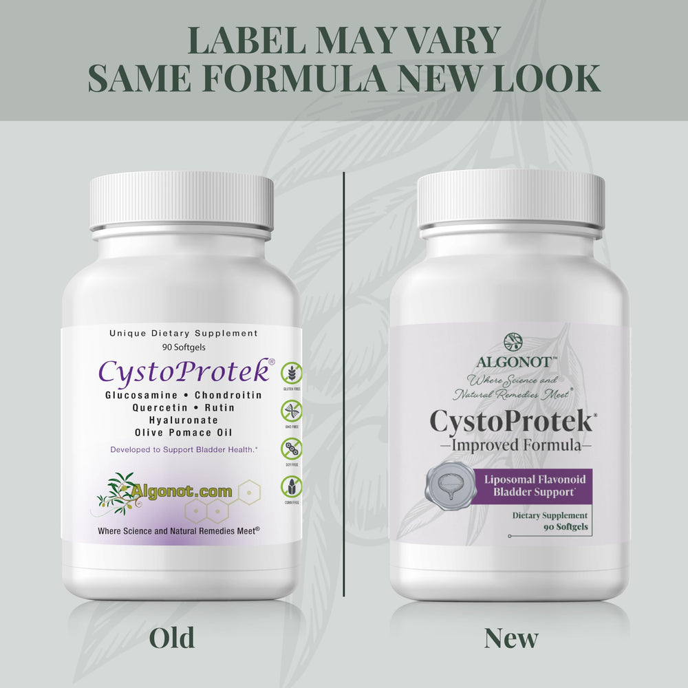 Algonot CystoProtek natural flavonoids visual highlighting plant-derived ingredients
