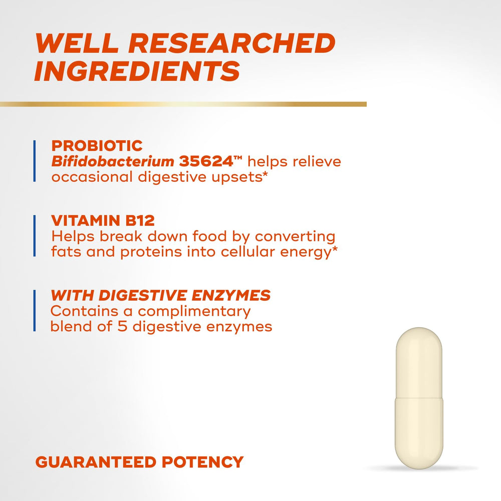 Align probiotic capsules closeup illustrates convenient one-capsule daily routine