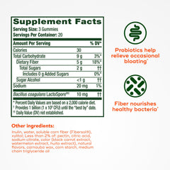 Close-up of gummies to emphasize bite-size convenience