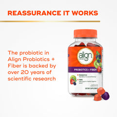 Align bottle displayed on table highlighting daily use option