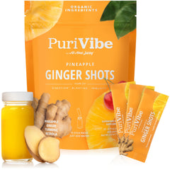 All About Juicing ginger-turmeric-pineapple stick pack for on-the-go immune support.