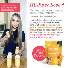 All About Juicing turmeric-ginger-pineapple stick pack supports gut comfort.