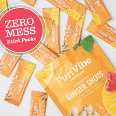 All About Juicing ginger-turmeric-pineapple stick pack is dairy-free and gluten-free.