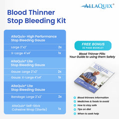 AllaQuix Stop Bleeding Gauze Lite pack—economical everyday option