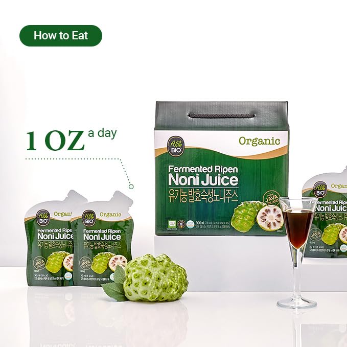 ALL BIO Organic certification label on bottle emphasizes organic sourcing.