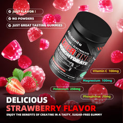 Allcoovita Creatine Gummy anti-melting formula demonstrates on-the-go reliability.