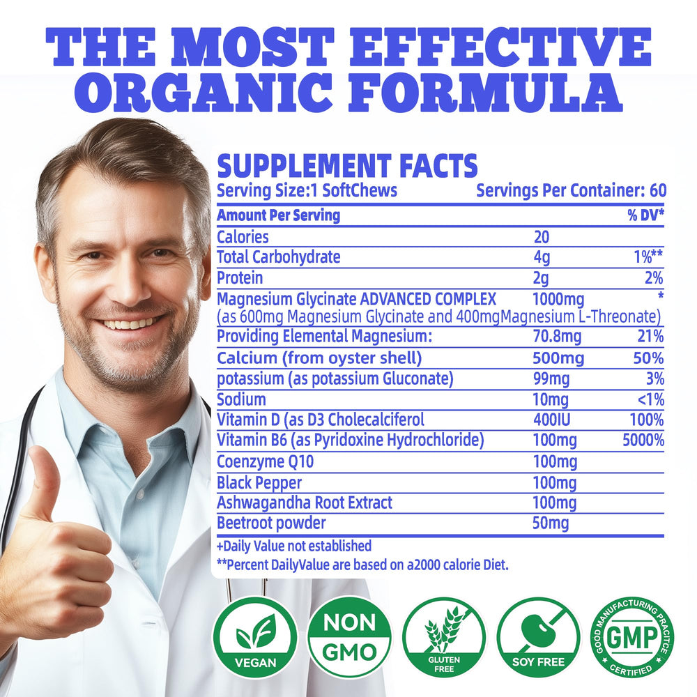 Allcoovita daily-dose visual illustrating one chew per day.