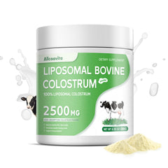 Hair growth and gut wellness concept featuring Allcoovita product close-up.